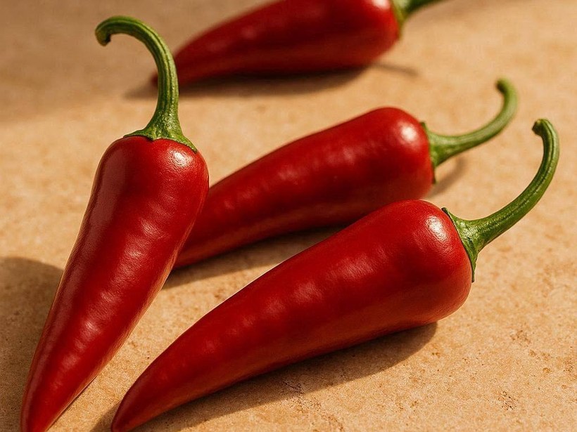 Chiles rojos · capsicum